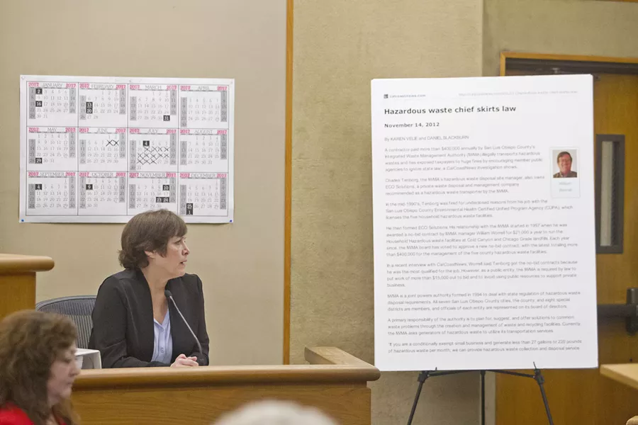 LIBEL LOSS A SLO County Jury levied $1.1 million in damages against CalCoastNews after they found website reporters and co-founder Karen Velie and Daniel Blackburn guilty of libeling an Arroyo Grande businessman in a 2012 article. - FILE PHOTO BY JAYSON MELLOM