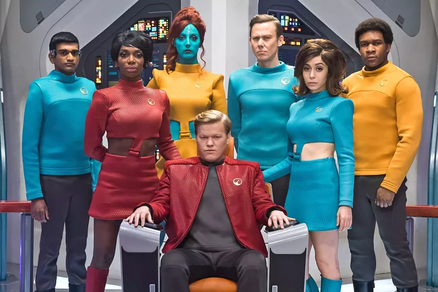 DARK TREK Meet the crew of the USS Callister in the fourth season of Netflix's Black Mirror. - PHOTO COURTESY OF NETFLIX