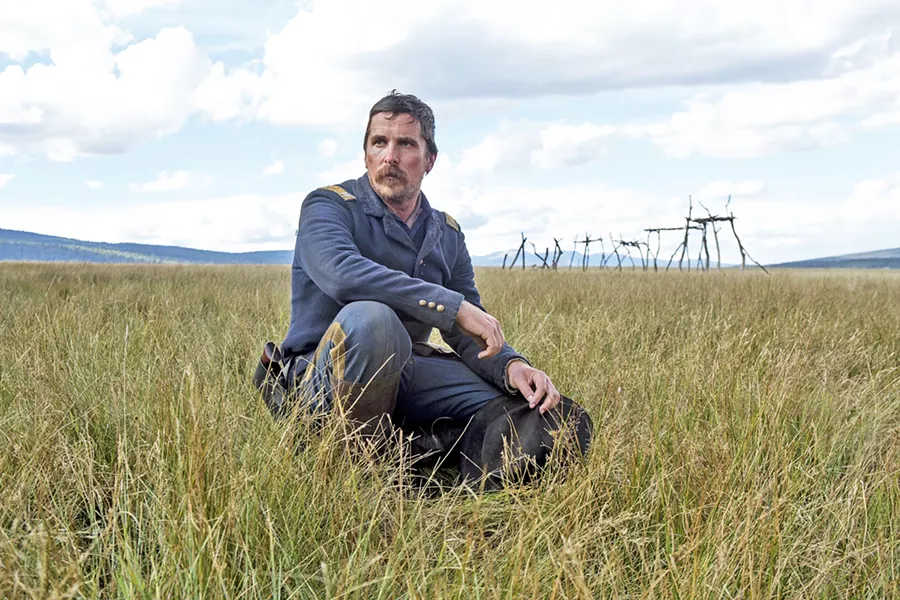 A HARD MAN Army Capt. Joseph J. Blocker (Christian Bale) adopts an evolving view of the U.S. conquests of the West when he's tasked with returning a group of Cheyenne to their Montana homeland. - PHOTO COURTESY OF GRISBI PRODUCTIONS