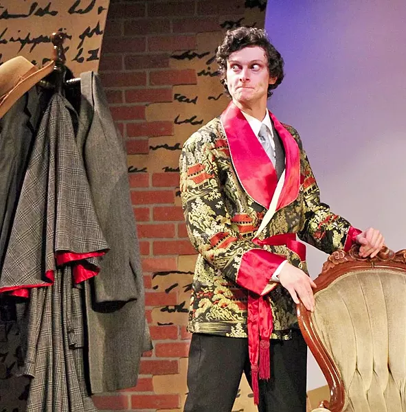 HOLMES-BOY Ken Ludwig's Baskerville, a comedic take on Sir Arthur Conan Doyle's The Hound of the Baskervilles, kicks off the 2018 season at the Great American Melodrama in Oceano. - PHOTO COURTESY OF GREAT AMERICAN MELODRAMA