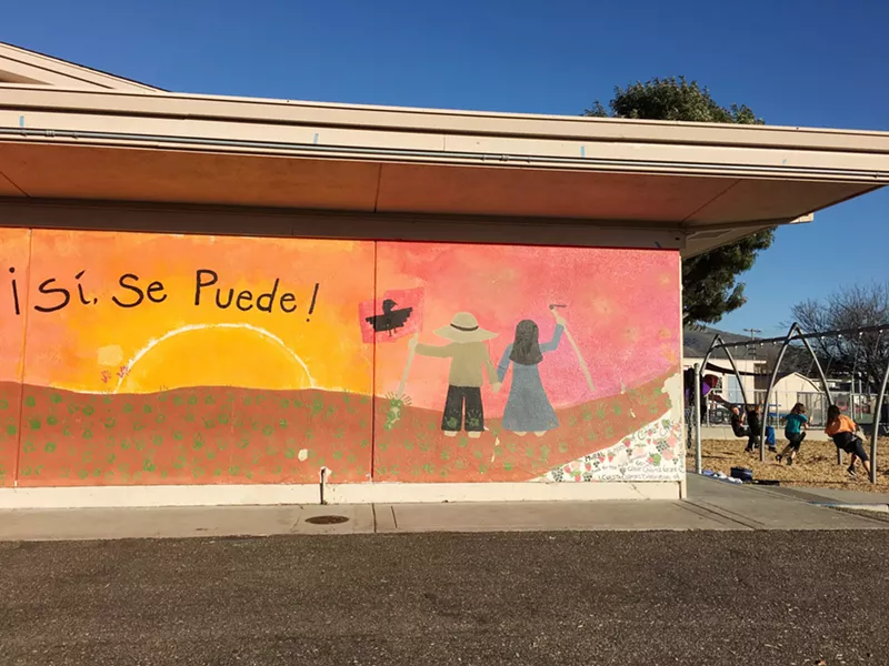 STANDING TOGETHER The current discussion surrounding immigration locally and throughout the United States is affecting young students, but the administration at Pacheco Elementary School wants to put its students at ease. - PHOTO BY KAREN GARCIA