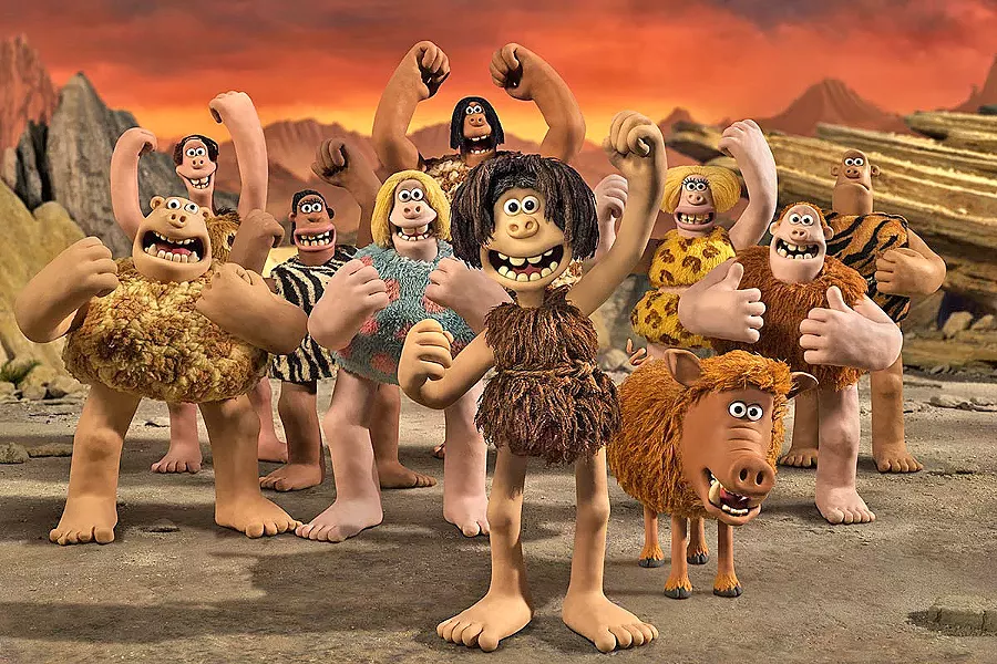 CAVE MEN One caveman must unite his tribe against a common enemy in Early Man. - PHOTO COURTESY OF LIONSGATE
