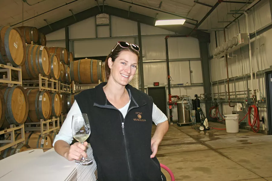 SURF'S UP Stolo Family Vineyards Winemaker Nicole Bertotti Pope creates aromatic, fresh, and vibrant estate wines grown less than 3 miles from Cambria's scenic coast. - PHOTO BY HAYLEY THOMAS CAIN