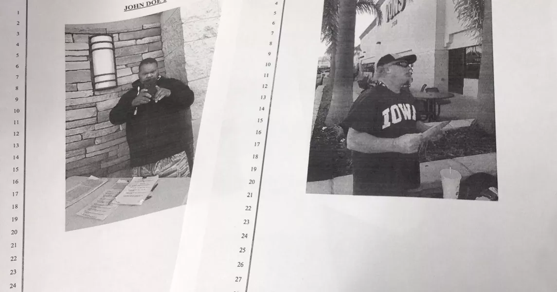 PESKY PETITONERS Safeway became the company this year to file a lawsuit against unknown petitioners collecting signatures outside SLO County Grocery stores, claiming they are trespassing and harassing customers. - PHOTO VIA COURT RECORDS