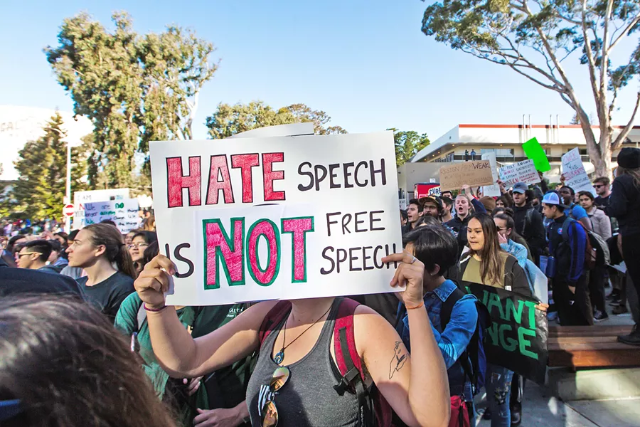 VIEWPOINTS Many students differ on the definitions of hate speech and free speech when it comes to the recent blackface incidents at the university. - PHOTO BY JAYSON MELLOM