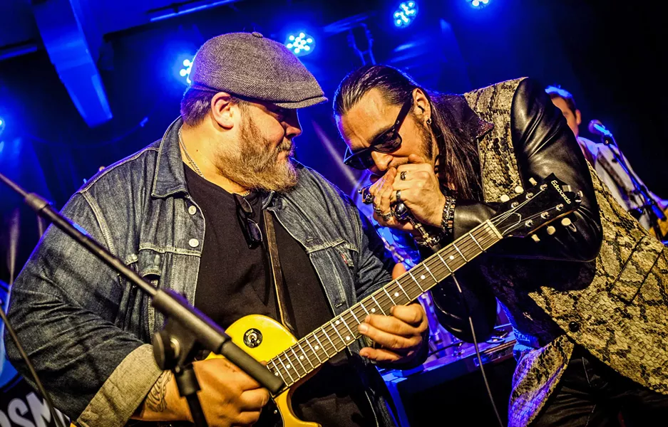 CHI-TOWN BLUES Alligator Records recording artists Nick Moss and Dennis Gruenling play The Siren on June 13. - PHOTO COURTESY OF SVEN ERIK HAGEN