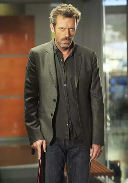 HARROWED HEALER Hugh Laurie stars as the titular character of House, the acerbic, disabled, and Vicodin-addicted doctor who solves medical mysteries with the help of a crack team of doctors. - PHOTO COURTESY OF FOX