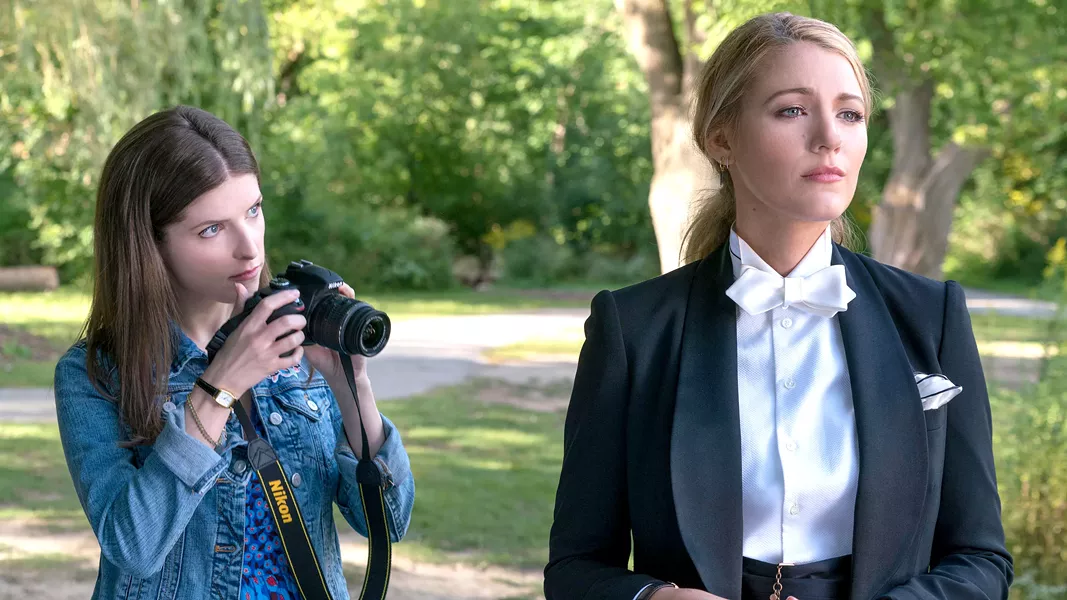 WHODUNIT? Mommy blogger Stephanie (Anna Kendrick, left) seeks answers about her new friend Emily’s (Blake Lively, right) sudden disappearance, in A Simple Favor. - PHOTO COURTESY OF BRON STUDIOS