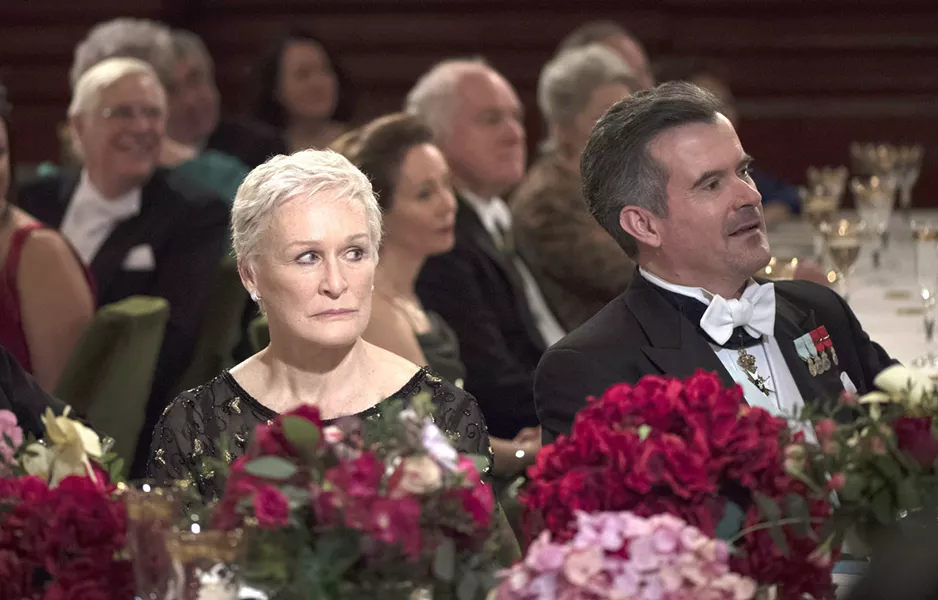 WOMAN BEHIND THE MAN Joan Castleman (Glenn Close), wife of a Nobel Prize for Literature-winning author, begins to ruminate on her life choices during their trip to Stockholm, in The Wife. - PHOTO COURTESY OF TEMPO PRODUCTIONS LIMITED