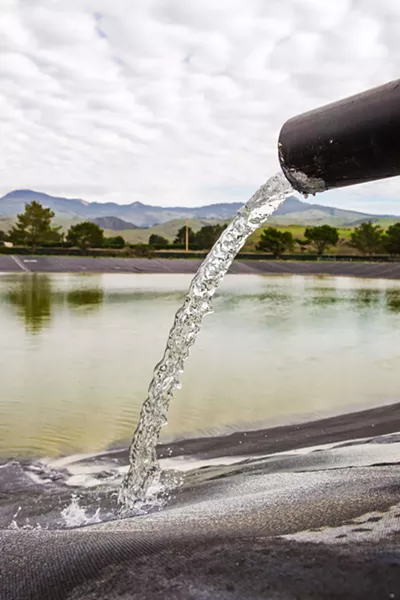 WATER WOES Cambria files a lawsuit against CDM Smith for constructing a faulty brine pond for the Sustainable Water Facility. - FILE PHOTO BY JAYSON MELLOM