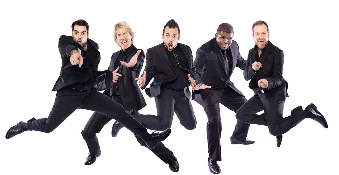 A CAPPELLA Harmony vocal group Rockapella performs Nov. 17, in the Clark Center. - PHOTO COURTESY OF ROCKAPELLA