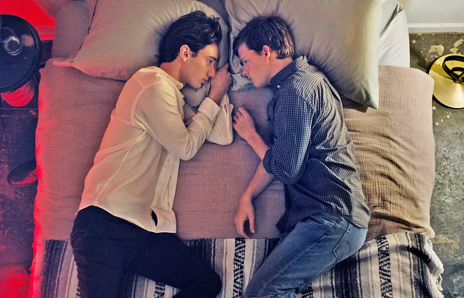 CONFUSION Growing up in rural Arkansas with religious parents, Jared Eamons (Lucas Hedges, right), a young gay boy, is faced with an ultimatum to change or be exiled from his family and faith, in Boy Erased, screening exclusively at The Palm Theatre. - PHOTO COURTESY OF FOCUS FEATURES