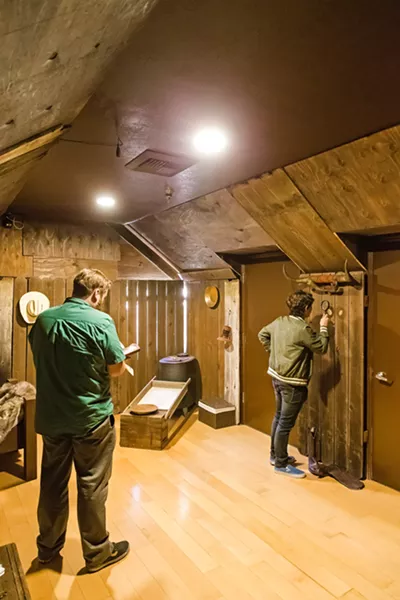 BREAK OUT The Ultimate Escape Rooms in Solvang recently opened a new experience, Gold Fever, which Sun Managing Editor Joe Payne and New Times Calendar Editor Caleb Wiseblood helped solve in 36 minutes. - PHOTO BY JAYSON MELLOM