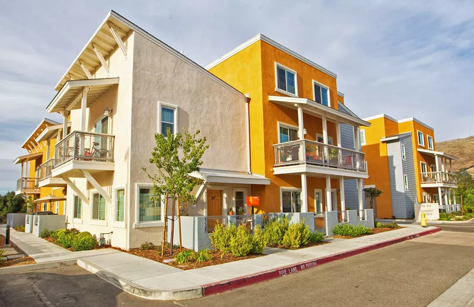 RAISING FUNDS A coalition of housing organizations are proposing a three-year plan to county supervisors to generate more funds to support affordable housing projects, like these units on Lavender Lane and Humbert Avenue in SLO. - FILE PHOTO BY JAYSON MELLOM