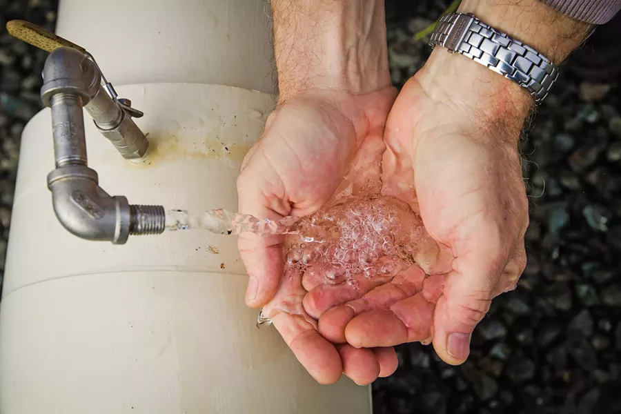 IN THE WATER Water board officials say they may be getting closer to discovering the source of a chemical plume that cause increase levels of TCE in domestic wells in the Buckley Road area. - FILE PHOTO BY JAYSON MELLOM