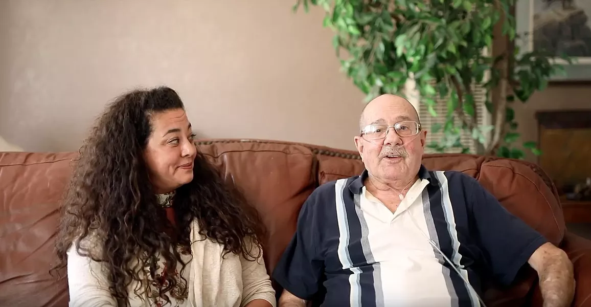 SUPPORT Visiting with an older client doesn't have to be about sitting and chatting, it can mean a trip to the grocery store or just a little window-shopping. - PHOTO COURTESY OF WILSHIRE HEALTH AND COMMUNITY SERVICES INC.