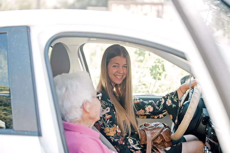 CONNECTIONS In order to support older adults in their own homes, Wilshire Health and Community Services created the Adopt a Grandparent program. - PHOTO COURTESY OF WILSHIRE HEALTH AND COMMUNITY SERVICES INC.