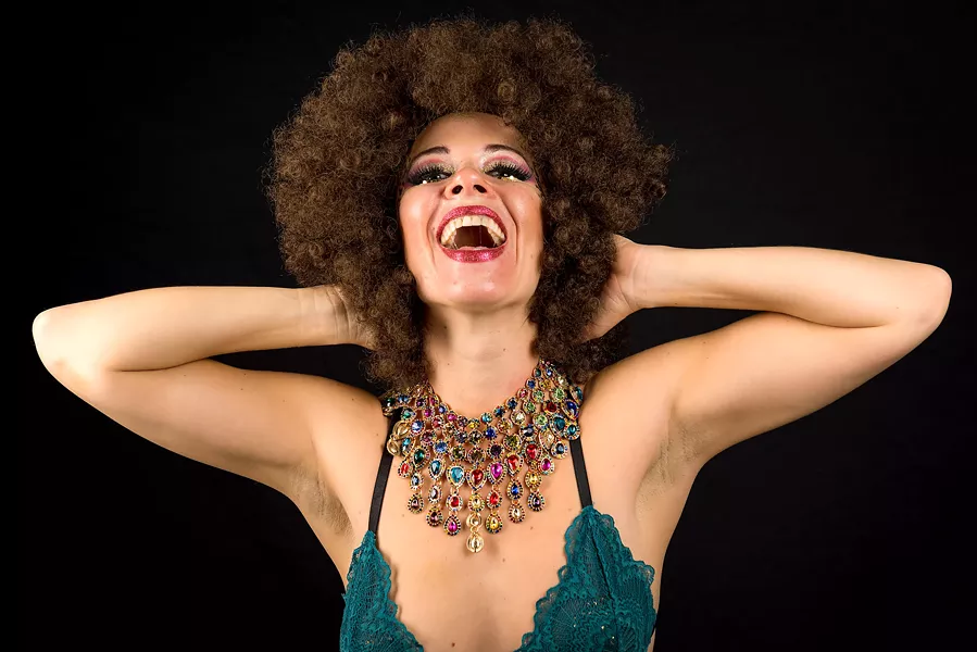 RAZZLE DAZZLE As a lifelong dancer, Alex Milaychev found her way to burlesque because of the sexual freedom and support that community offered. - PHOTOS COURTESY OF ALEX MILAYCHEV