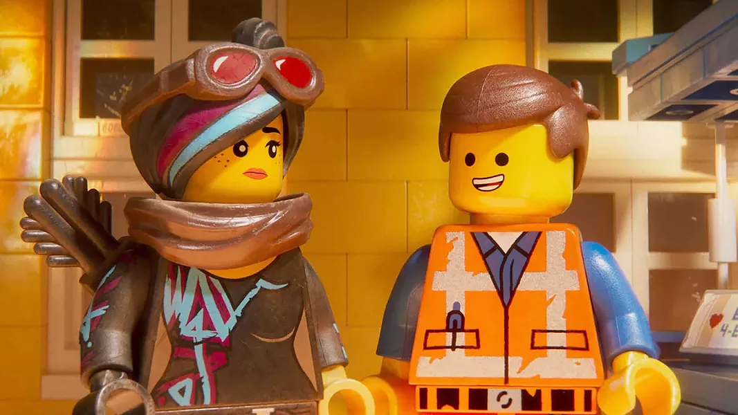 EVERYTHING'S NOT AWESOME Citizens of Lego Land face a new threat: LEGO DUPLO invaders from space, in The Lego Movie 2: The Second Part. - PHOTO COURTESY OF ANIMAL LOGIC