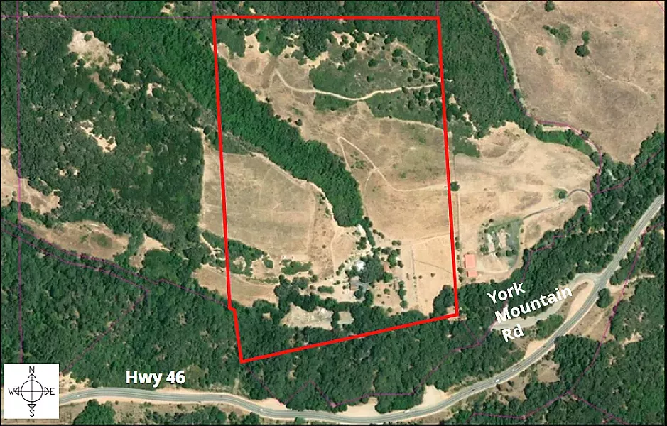 DIVIDED Templeton area community members are divided over a medical cannabis cultivation site proposed on York Mountain Road (pictured). Its approval was appealed to the SLO County Board of Supervisors. - IMAGE COURTESY OF SLO COUNTY