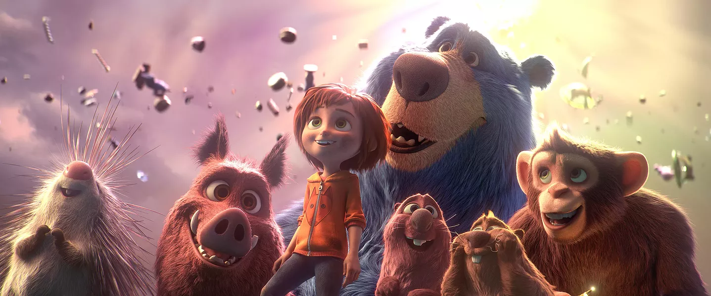 BELIEVE June (voiced by Brianna Denski), who lost her mother and her imagination, discovers an amusement park she invented as a little girl and realizes it's in danger of being destroyed, in the animated family adventure, Wonder Park. - PHOTO COURTESY OF ILION ANIMATION STUDIOS