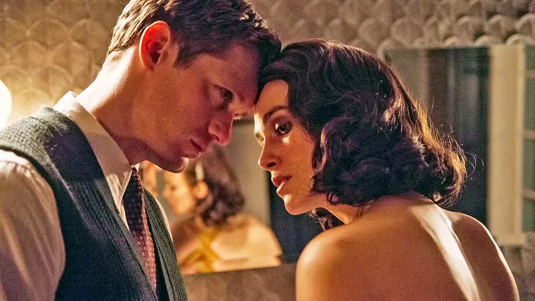 FORBIDDEN In post-World War II Hamburg, German widower Stephen Lubert (Alexander Skarsgård) seduces Rachael (Keira Knightley), the wife of a British colonel, in The Aftermath. - PHOTO COURTESY OF FOX SEARCHLIGHT PICTURES