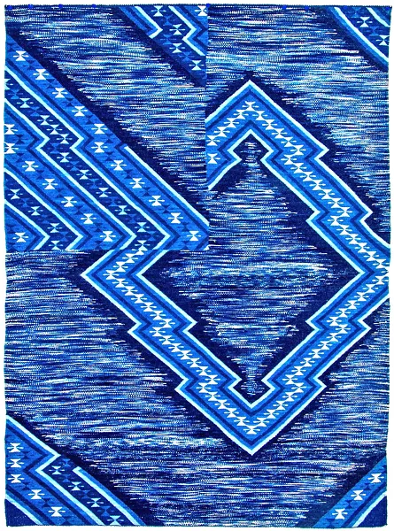 AUTHENTIC Ventura-based artist Porfirio Gutiérrez uses all natural fibers and dyes to weave pieces such as The Journey of the Better Flies. - IMAGES COURTESY OF PORFIRIO GUTIÉRREZ