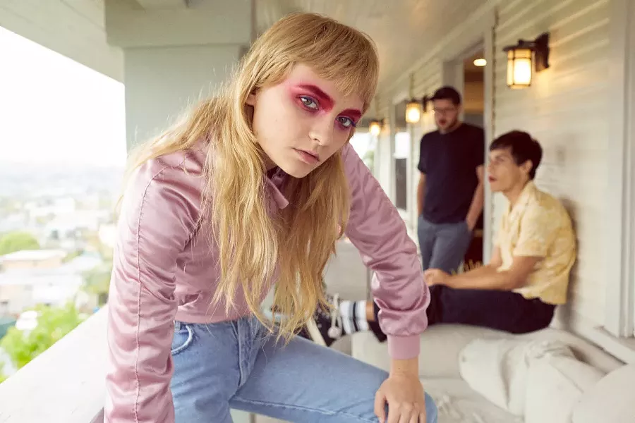 THE WHOLE SHABANG LA-based rock band Cherry Glazerr, featuring frontwoman Clementine Creevy, headlines this year's Shabang Reborn Music and Arts Festival, on May 4, in Laguna Lake Park. - PHOTO COURTESY OF CHERRY GLAZERR
