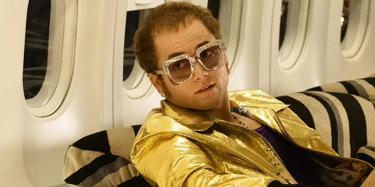 SNEAK PEAK The Palm Theatre will screen the new Elton John (Taron Egerton) fantasy biopic, Rocketman, on May 30. - PHOTO COURTESY OF MARV FILMS