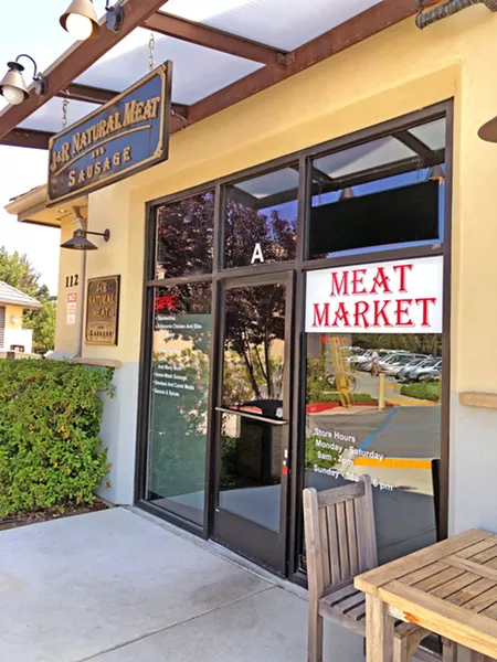 MEAT MARKET You might not be able to find a date at J&R Natural Meats in Templeton, but you'll definitely find top quality, humanely sourced meat. - PHOTOS BY ANNA STARKEY