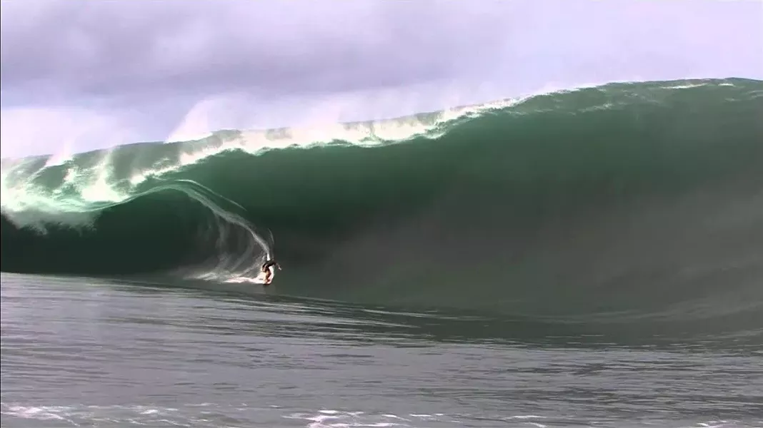 JUNE 13 ONLY! The surf documentary, Heavy Water–The Acid Drop, screens June 13 in Downtown Centre Cinemas. It depicts surfers like Nathan Fletcher dropping by helicopter into huge surf. - PHOTO COURTESY OF FATHOM EVENTS