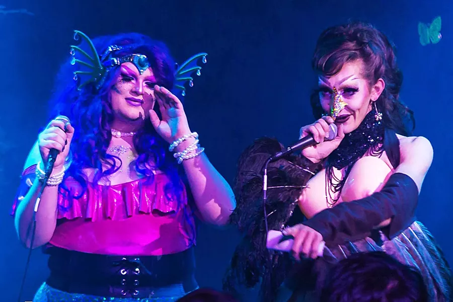 MULTIPLE DOPE QUEENS SLOQueerdos hosts monthly drag shows throughout the Central Coast. - PHOTO COURTESY OF MATTHEW LALANNE
