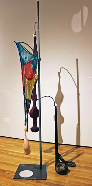 MIX AND MATCH Santa Barbara artist Elisa Ortega Montilla uses both found and made objects in sculpture pieces like Remiendos . - IMAGES COURTESY OF ELISA ORTEGA MONTILLA