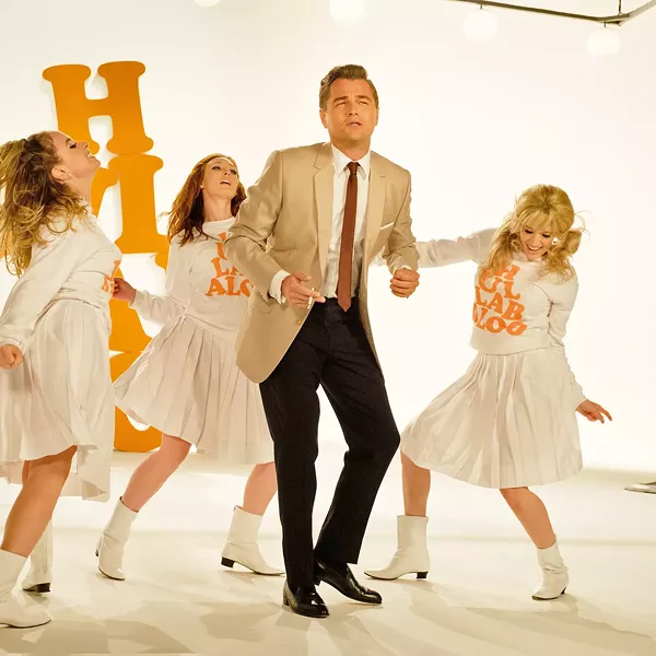 DESPERATE As TV actor Rick Dalton's (Leonardo DiCaprio, center) star fades, he finds himself struggling to remain in the limelight. - PHOTOS COURTESY OF SONY PICTURES ENTERTAINMENT