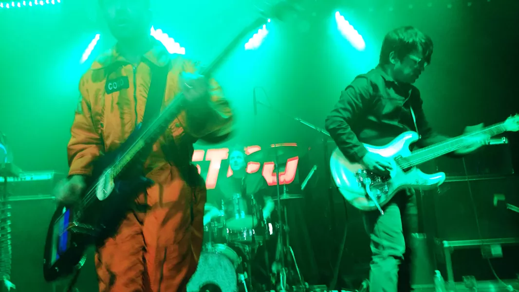 INTO THE FUTURE Surf, punk, and space rockers Man or Astro-Man? bring their theatrical show to the SLO Brew Rock Event Center on Aug. 23. - PHOTO COURTESY OF MAN OR ASTRO-MAN?