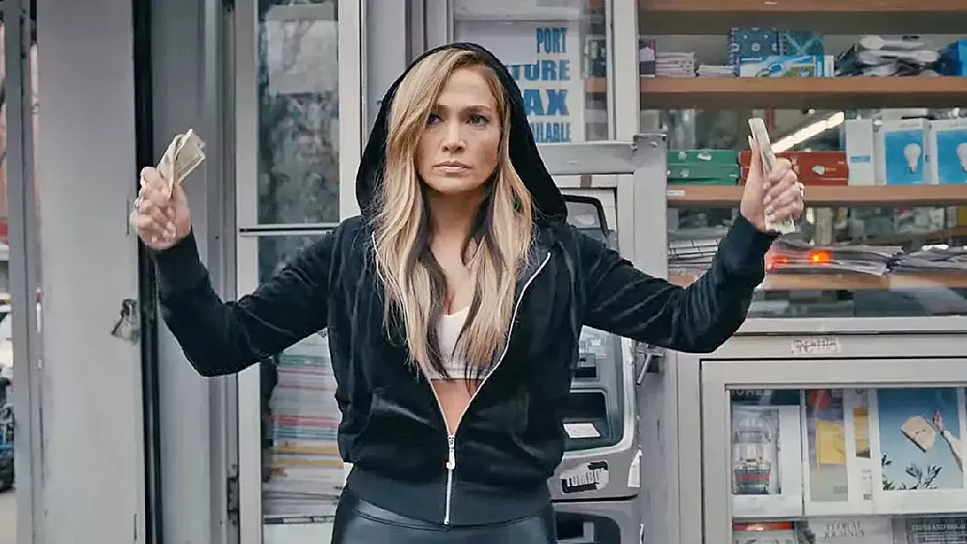 DO THE HUSTLER Ramona (Jennifer Lopez), an exotic dancer at a club frequented by greedy Wall Street types, milks her clients dry and almost gets away with it, in Hustlers. - PHOTO COURTESY OF ANNAPURNA PICTURES