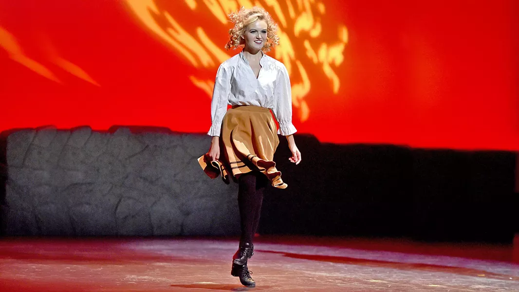 CHRISTMAS, IRISH STYLE! Riverdance principal dancer Caterina Coyne is one of many performers appearing at the Clark Center's An Irish Christmas on Dec. 11. - PHOTO COURTESY OF CATERINA COYNE