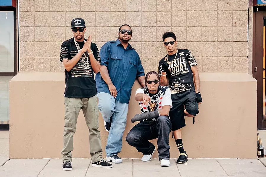FIVE BONES Melodious hip-hop act Bone Thugs N Harmony plays the Fremont on Dec. 22. - PHOTO COURTESY OF BONE THUGS N HARMONY
