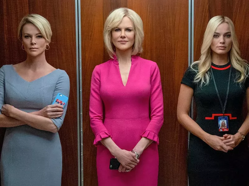 BRINGING DOWN AN EMPIRE The true story of the women who set out to expose Fox News CEO Roger Ailes for sexual harassment is explored in director Jay Roach's drama, Bombshell. - PHOTO COURTESY OF LIONSGATE
