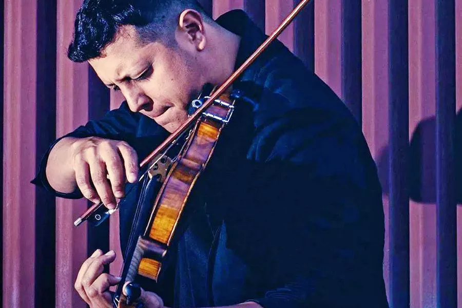 CRAZY STRINGS Violin On Fire, featuring violinist Patrick Contreras, plays The Siren on Jan. 4. - PHOTO COURTESY OF PATRICK CONTRERAS