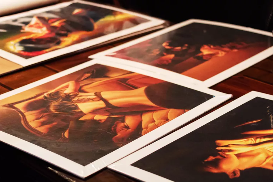 'SOCAL LIFESTYLE' Carrie Graber's representational paintings depict people in recognizably Southern California settings. - PHOTOS COURTESY OF ALEX LOPEZ