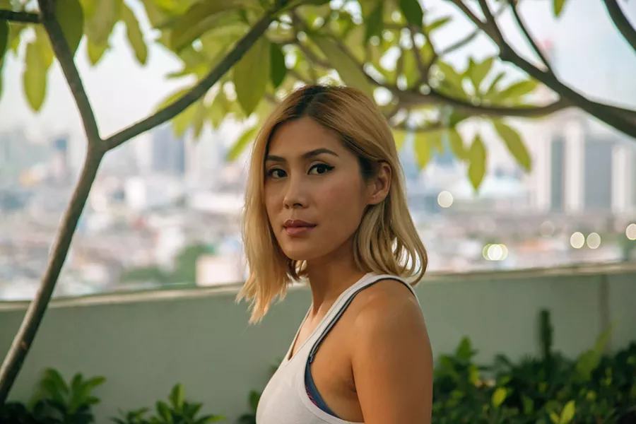 QUARANTINE SONG Freshly back from a trip to Thailand, Cambria resident Emmy "Fezt" Follett sequestered herself in a two-week self-imposed quarantine and wrote a track about it on her Facebook page. - PHOTO COURTESY OF EMMY "FEZT" FOLLETT
