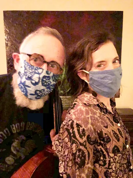 SWEET SOUNDS FROM THE BUNKER Amazing folk duo Bob and Wendy will play two streaming concerts this week, April 16 and 21. - PHOTO COURTESY OF BOB AND WENDY
