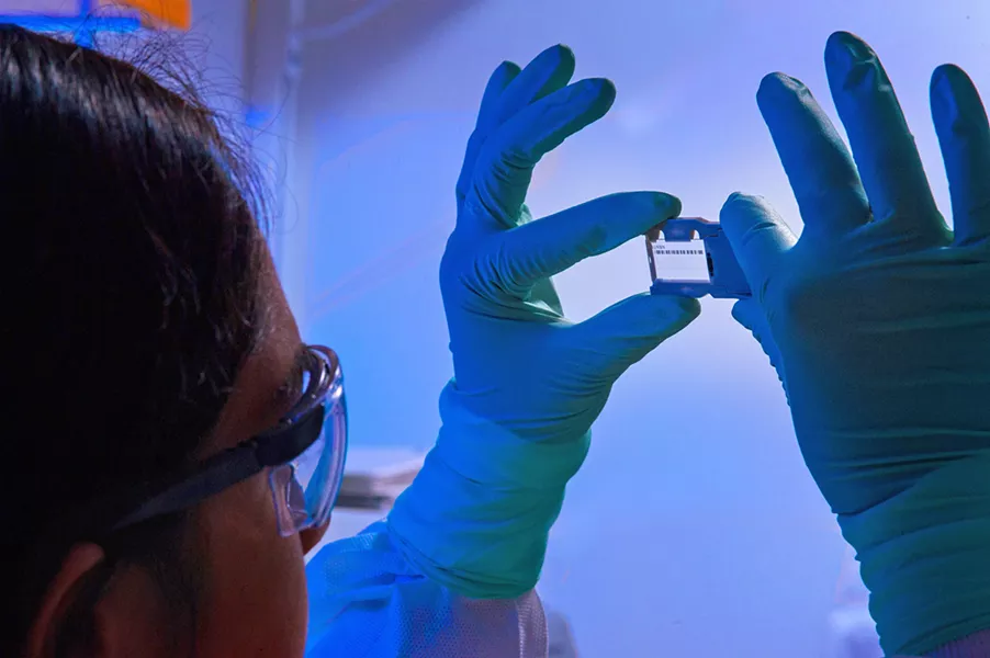 TESTING In March, SLO County ordered a high-capacity COVID-19 test machine to serve the region, but the federal government commandeered it and it's yet to be delivered. - PHOTO COURTESY OF THE CDC
