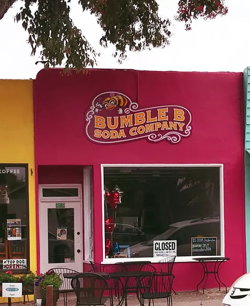 LOOK CLOSER During the day, you may see a "closed" sign, but Bumble B Soda Company is open for business. A great time to enjoy one of their sweet treats is on Saturdays at the Morro Bay Farmers Market. - PHOTO BY BETH GIUFFRE