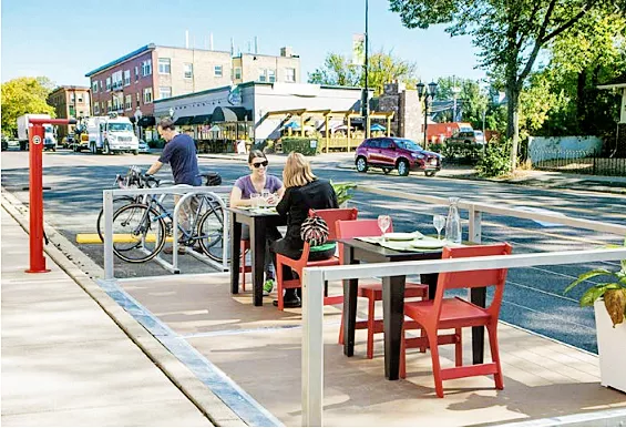 SERVING CUSTOMERS Restaurants are allowed to offer customers table service after Gov. Gavin Newsom lifted stay-at-home orders. - PHOTO COURTESY OF THE CITY OF PASO ROBLES