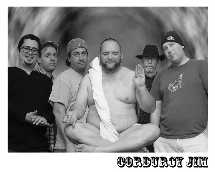 INNER PIECE?: Americana jam band Corduroy Jim brings their tongue-in-cheeks show to Frog and Peach on May 8. - PHOTO COURTESY OF CORDUROY JIM