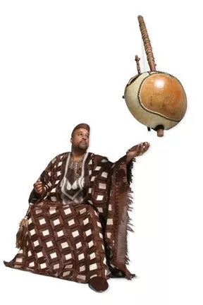 DJELIBA BABA THE STORYTELLER: - PHOTO COURTESY OF ZETTE HARBOUR