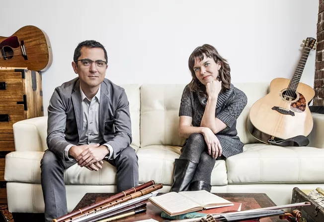 CELTIC SUMMER : The Celtic duo of Hanz Araki & Kathryn Claire will perform on June 20 in Steynberg Gallery on the first night of their two-night summer solstice festival. - PHOTO COURTESY OF HANZ ARAKI & KATHRYN CLAIRE