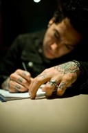 FIRST LEG OF THE MARATHON :  Mike Herrera will lead his rockabilly act Tumbledown through its paces on March 26, the first of seven consecutive nightly concerts at Downtown Brew. - PHOTO BY JERED SCOTT